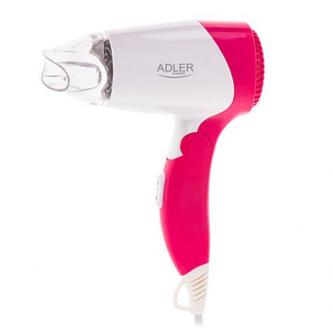 Adler | Hair Dryer | AD 2259 | 1200 W | Number of temperature settings 2 | White/Pink - 3